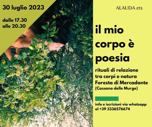 Il mio corpo è poesia