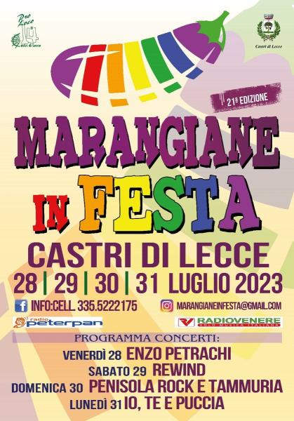 21esima edizione di Marangiane in Festa