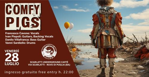 Comfy Pigs live at Scarlatti Caffè