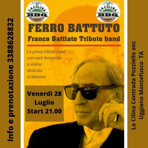 Concerto dei Ferro Battuto – Franco Battiato tribute band a Uggiano  Montefusco (Ta) - Uggiano Montefusco - il Tacco di Bacco