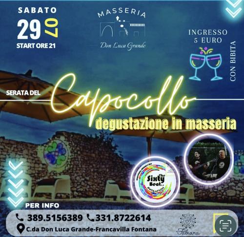 Capocollo degustazione in Masseria Don Luca Grande