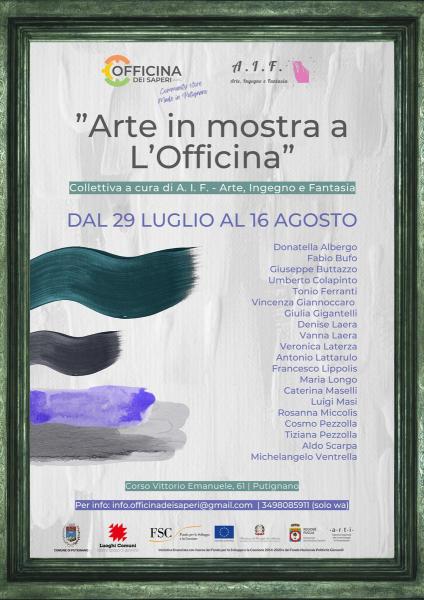 Arte in mostra a L’Officina