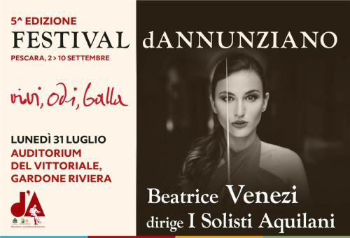 Festival Dannunziano, dal Vittoriale all’Abruzzo: la presentazione con Beatrice Venezi e Giorgio Pasotti
