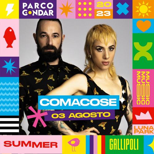 Coma Cose in concerto al Parco Gondar