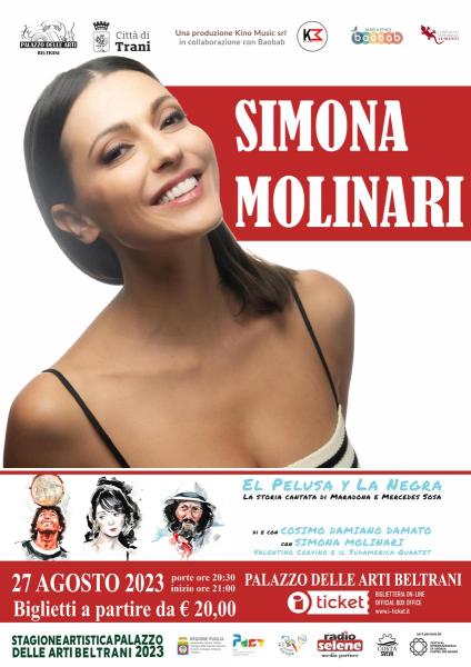 Simona Molinari al Palazzo Beltrani a Trani