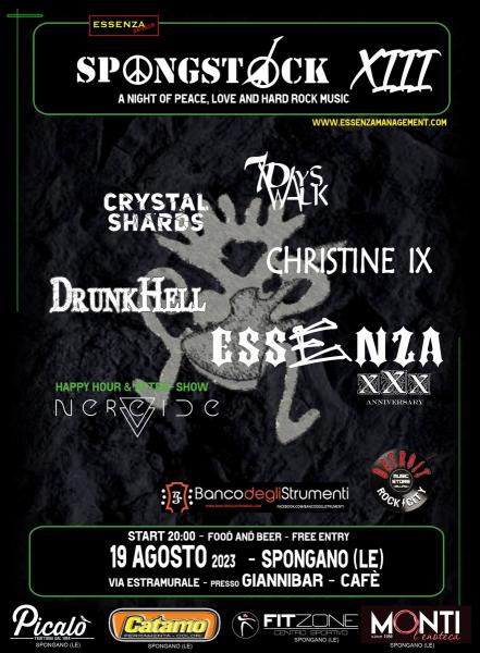 SPONGSTOCK XIII - a night of love, peace and hard rock music