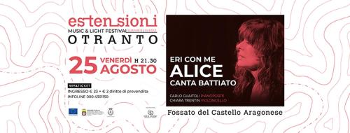 Estensioni Music Festival | Summer 2023 • ERI CON ME Alice canta Battiato