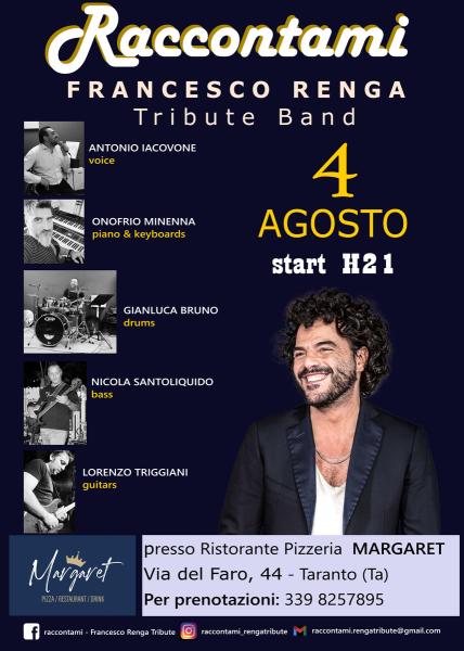 RACCONTAMI - Tribute Band Francesco Renga