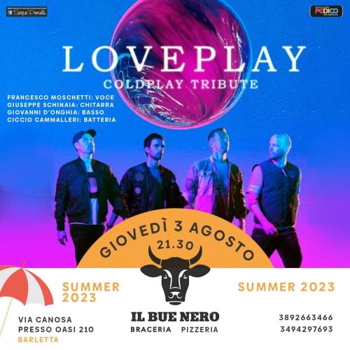 Loveplay - Coldplay Tribute Band live a Barletta