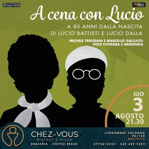 A cena con Lucio ...live a Molfetta