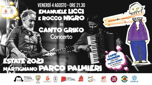 Emanuele Licci e Rocco Nigro in concerto