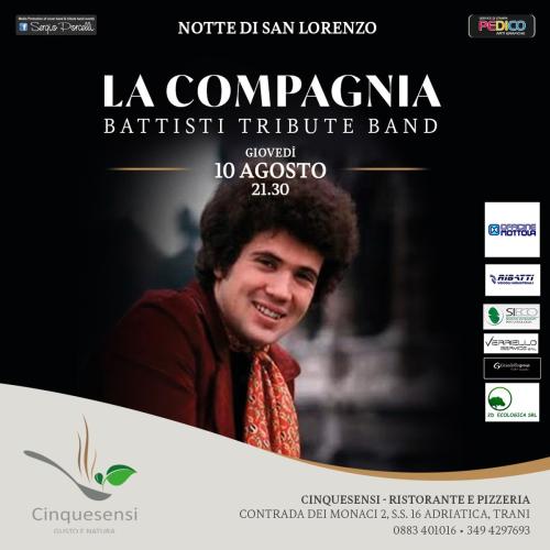 Notte di San Lorenzo - La Compagnia Battisti Tribute Band live a Trani