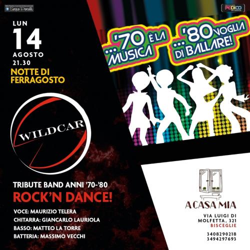 NOTTE DI FERRAGOSTO A BISCEGLIE ROCK'N DANCE 70 80