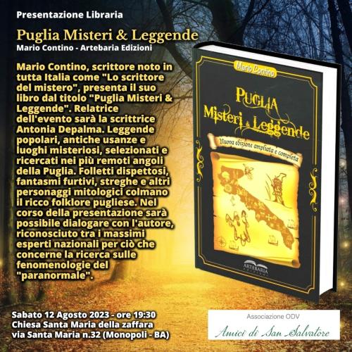 Presentazione Libraria PUGLIA MISTERI & LEGGENDE