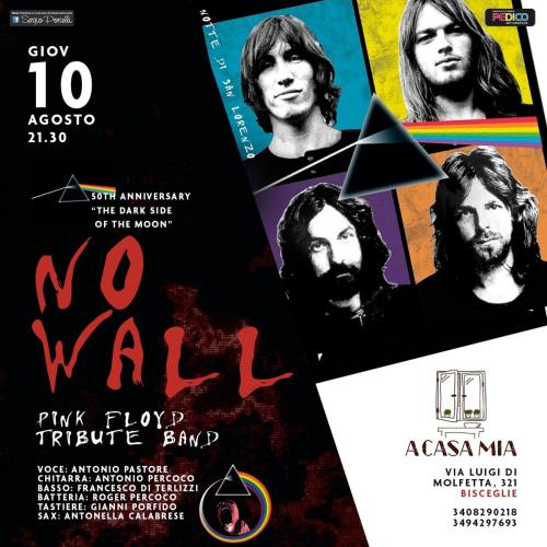 No Wall Pink Floyd Tribute Band live a Bisceglie