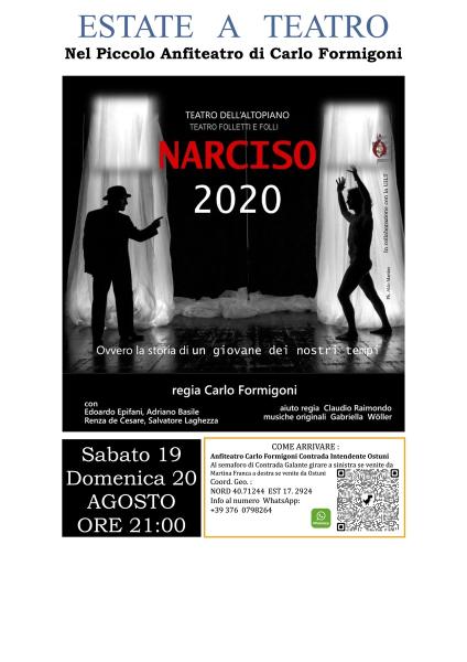 Narciso 2020 Ovvero la storia di un giovane dei nostri tempi