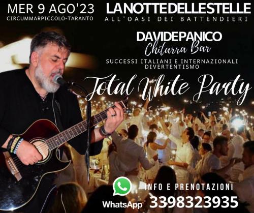 "Total White" per la notte delle stelle con Davide Panico