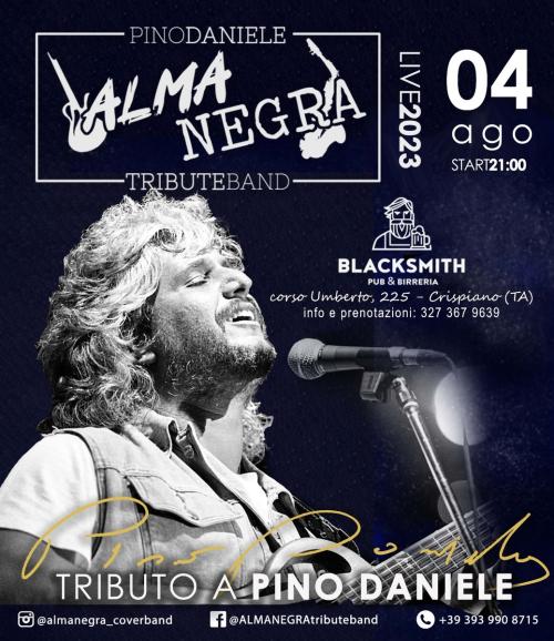 ALMANEGRA Pino Daniele Tribute Band al BLAKSMITH PUB