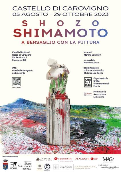 Shozo Shimamoto  a Bersaglio con la Pittura - Mostra