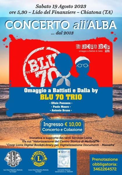 CONCERTO ALL'ALBA - DA LUCIO A LUCIO