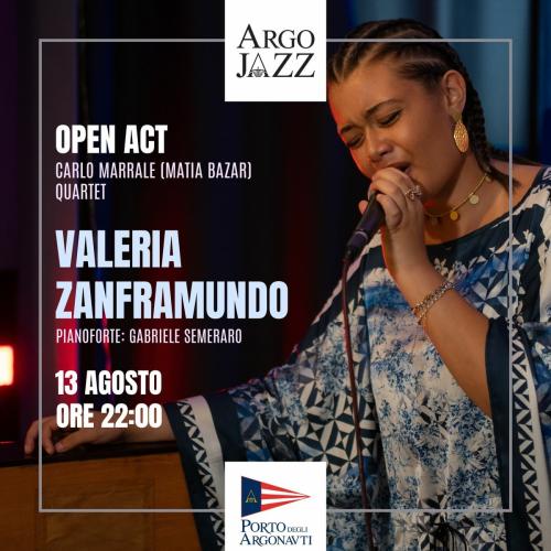 Valeria Zanframundo ospite della ventesima edizione Argojazz