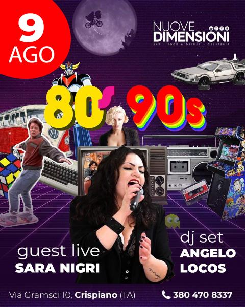 Serata anni 80 90