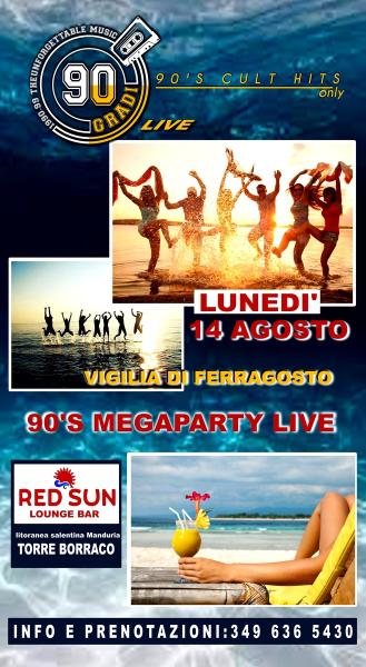 90Gradi live at RED SUN loungebar