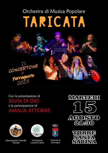 TARICATA - Il Concertone di Ferragosto 2023