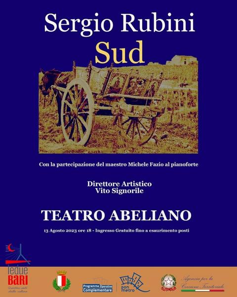 Sergio Rubini in scena con "Sud"