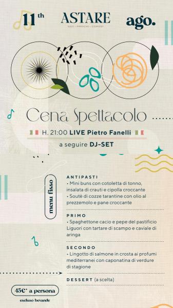 Cena spettacolo