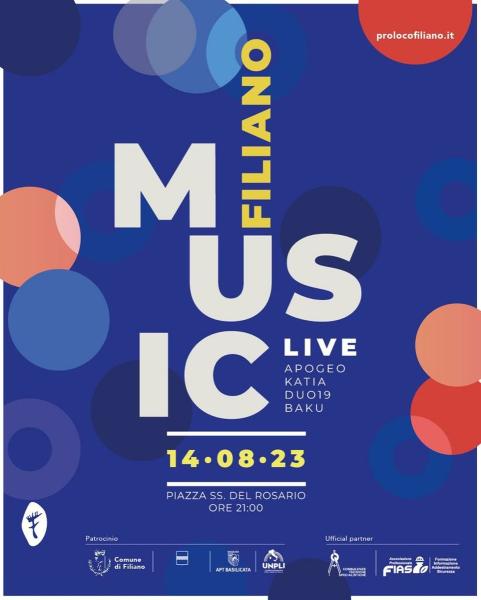 Torna l’atteso appuntamento con Filiano Music Live