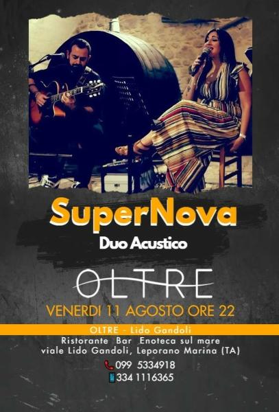 SuperNova Duo Acustico Live OLTRE Restaurant Drink & Music