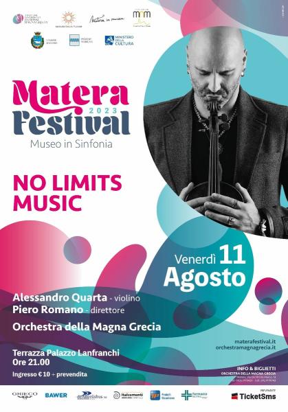 “NO LIMITS MUSIC”: Alessandro Quarta, violino