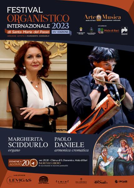 Concerto per   armonica e organo con Paolo Daniele e Margherita Sciddurlo
