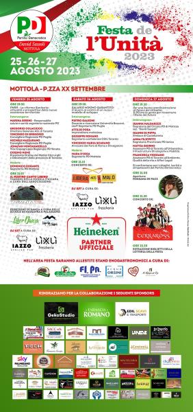 Festa de L'Unità 2023 - Mottola