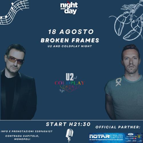 Broken Frames - U2 & Coldplay tribute band live at Night and Day Monopoli