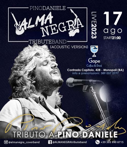 ALMANEGRA Pino Daniele Tribute Band al GAPE Coffee & Drink
