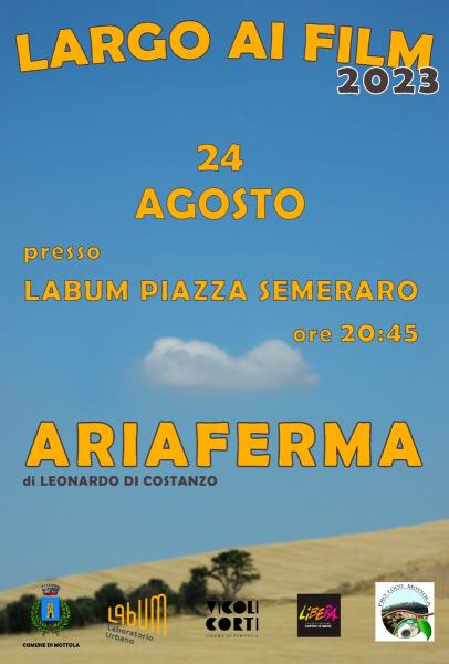 LARGO AI FILM - 4^ EDIZIONE | ARIAFERMA