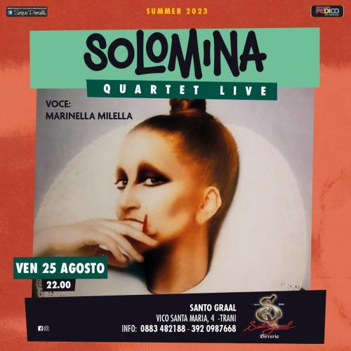 SOLOMINA - Mina tribute band live a Trani Santo Graal