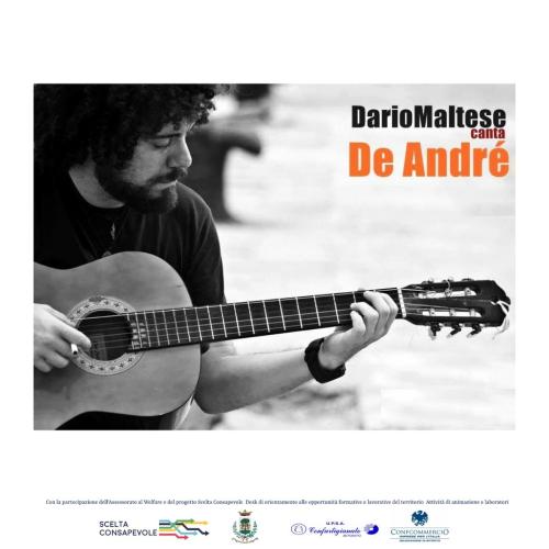 Dario Maltese canta De Andrè