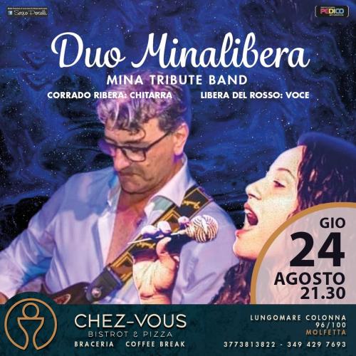 Duo Minalibera - Mina tribute band live a Molfetta