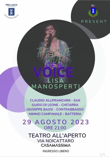 The Blue Side of A Voice - Lisa Manosperti