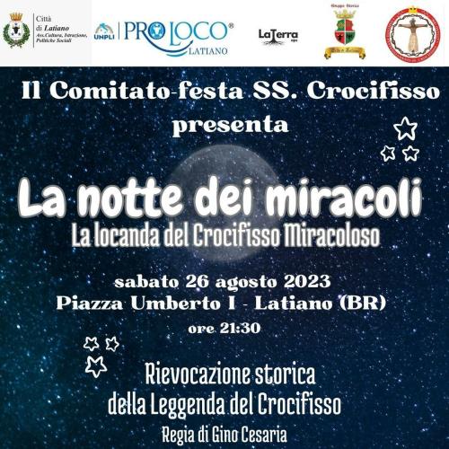 La notte di miracoli - La locanda del Crocifisso Miracoloso