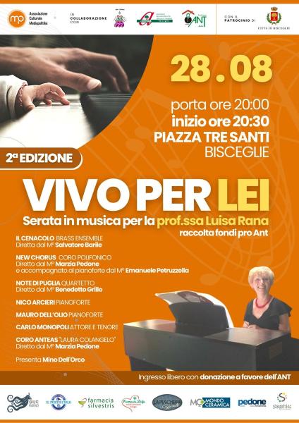 VIVO PER LEI - concerto di beneficenza