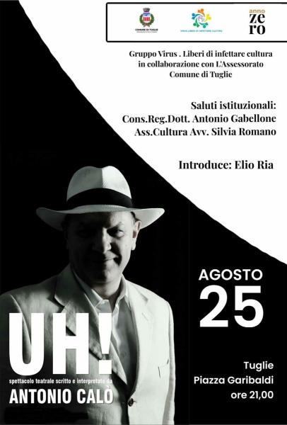"UH!" A Tuglie va in scena Antonio Calò