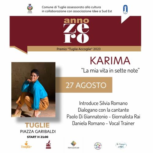 Karima a Tuglie per Anno Zero