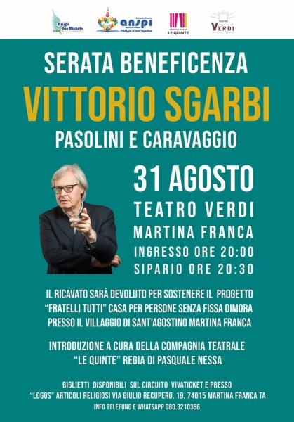 Vittorio Sgarbi a Martina Franca