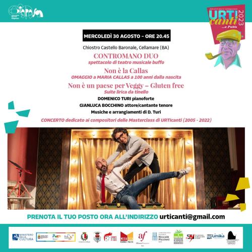 Contromano DUO - spettacolo di teatro musicale buffo