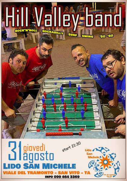 Hill Valley band live a Lido San Michele