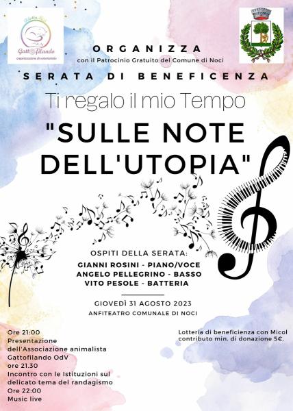 Ti regalo il mio tempo "Sulle Note dell'Utopia"